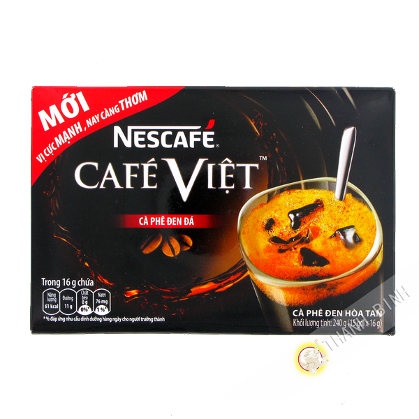 Cafe Negro Viet Soluble Nescafe 15x16g Vietnam