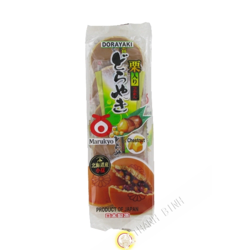 Cake red bean and chestnut Kuriiri Dorayake 5pcs MARUKYO 300g Japan