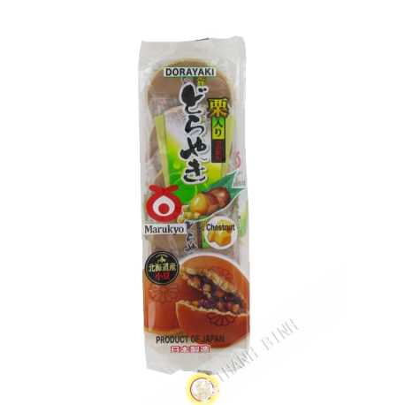 Pastel de frijol rojo y castaño Kuriiri Dorayake 5pcs MARUKYO 300g Japón