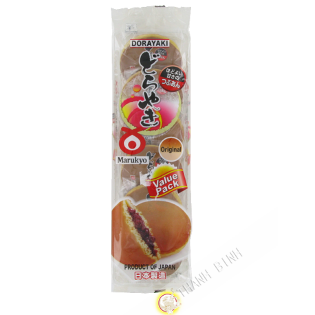 Pastel de frijol rojo Dorayaki 6pcs MARUKYO 318g Japón