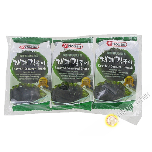 Rong biển chế HOSAN 3x4.5g Hàn Quốc