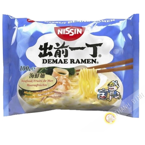 Sopa de fideos Ramen Demae mariscos NISSIN 100g Hungría