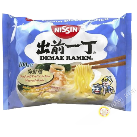 Soupe nouille Ramen Demae fruit de mer NISSIN 100g Hongrie