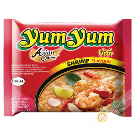 Noodle instantanee Yum yum shrimp 60g - Thailand