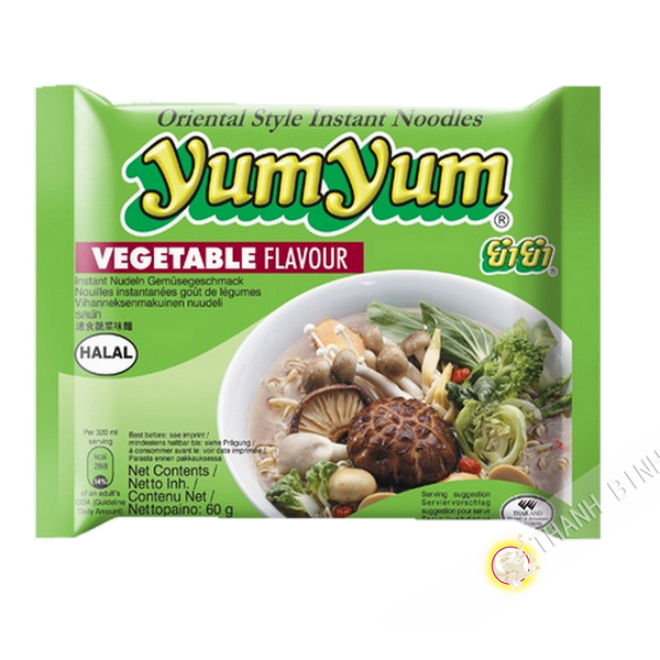 Nouilles yum yum,végétarien aux légumes