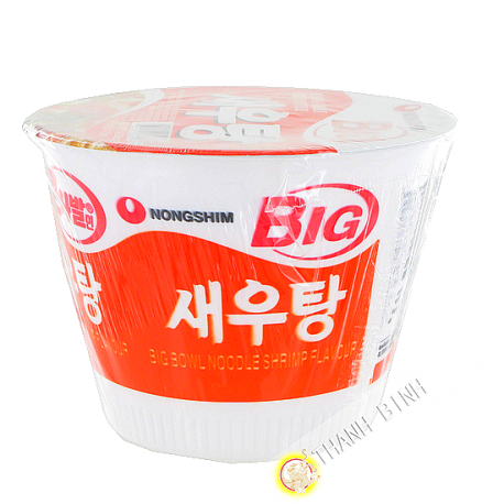 Soup noodle Ramen shrimp Bowl NONGSHIM 115g Korea