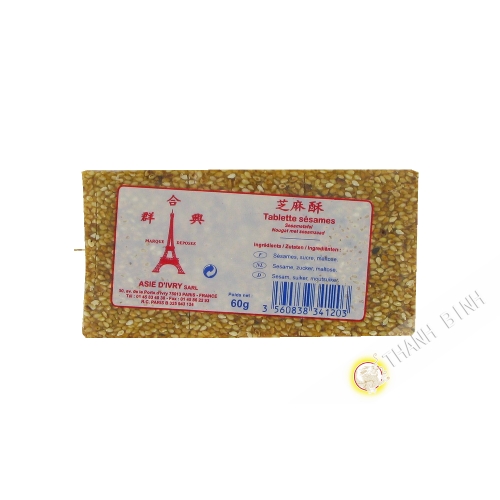 Tablet sesame ASIAN IVRY 60g France