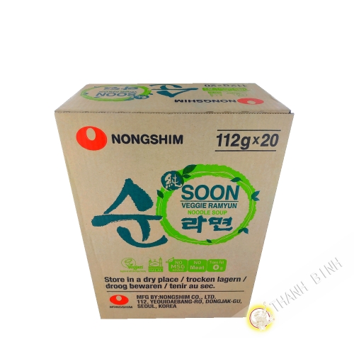 Sopa de nouillle vegetal Pronto Veggi Ramyun NONGSHIM 112g Corea