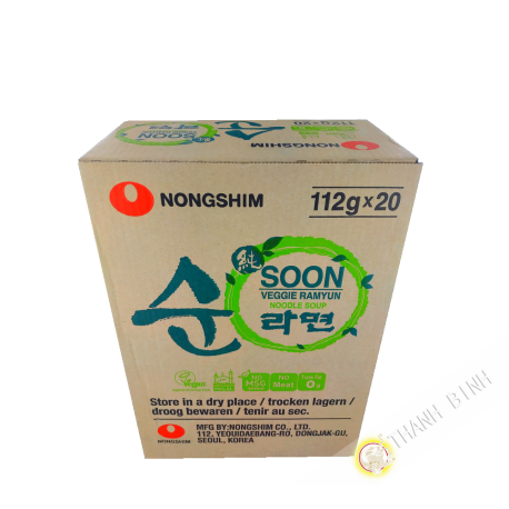 Sopa de nouillle vegetal Pronto Veggi Ramyun NONGSHIM 112g Corea