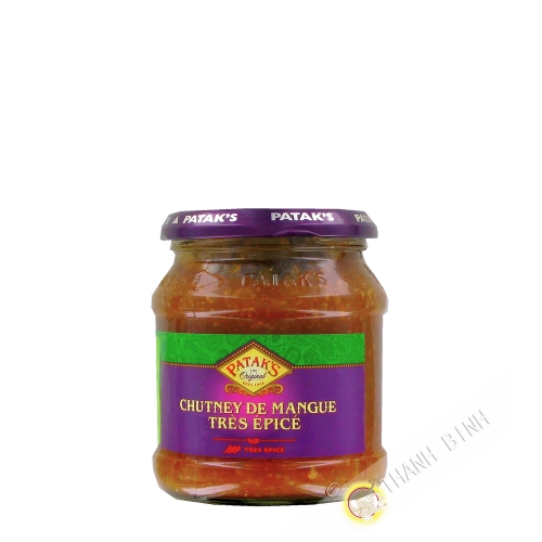 Hot Mango chutney PATAK'S 340g United Kingdom