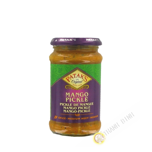 Mango de pepinillos leve (picante) PATAK S 283 g Reino Unido