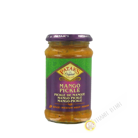 Mango de pepinillos leve (picante) PATAK S 283 g Reino Unido