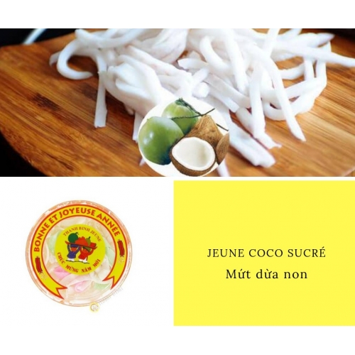 Mứt Dừa Non RỒNG VÀNG 200g Việt Nam