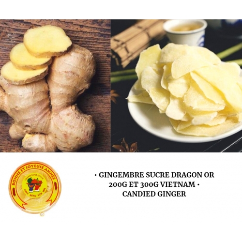 Mứt gừng lát RỒNG VÀNG 200g Việt Nam