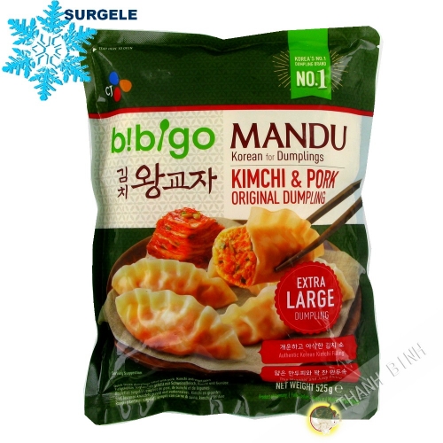 Kim chi Gyoza Mandu - thịt BIBIGO 525g Đức - SURGELES