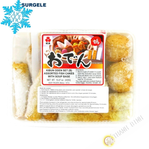 Assortment pate of fish KIBUN oden Set 433g Thailand - SURGELES