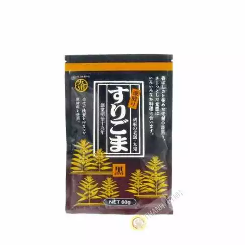 Black sesame grilled pounded fukairi surigoma KUKI 60g Japan