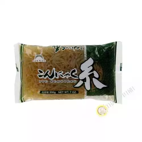 Vermicelle Shirataki foncé SUNPLUS 200g Japon