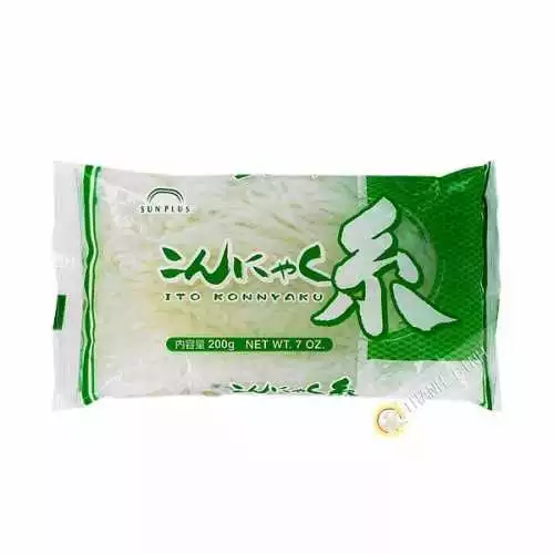 Fideos Shirataki blanco SUNPLUS 200g de Japón