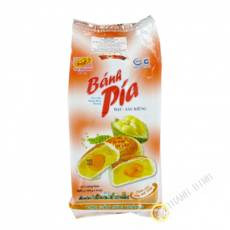 Cake Pia mung bean durian TAN HUE VIEN 400g Vietnam