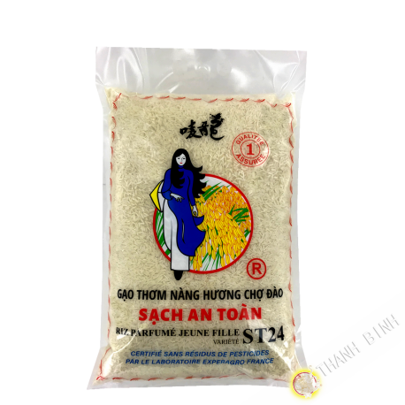 Gạo thơm sạch an toàn ST24 5kg Việt Nam