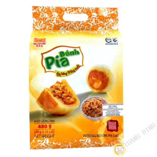 Cake Pia Cha Bong Trung Muoi TAN HUE VIEN 12x40g