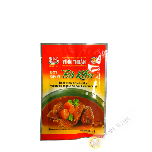 Bột gia vị hầm bò kho VINH THUAN 15g Việt Nam