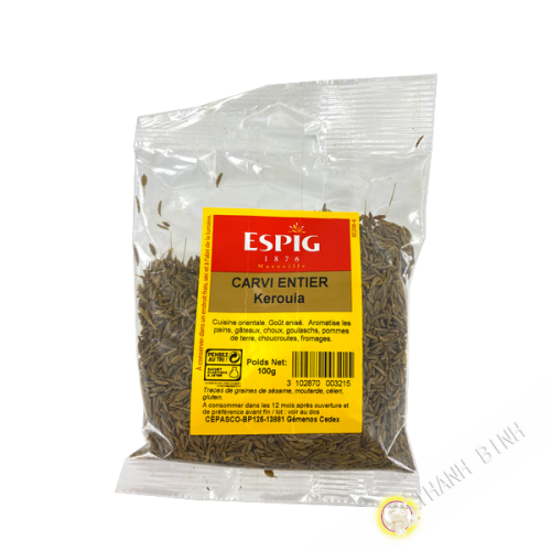 Caraway nguyên quả Kerouia ESPIG 100g