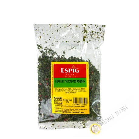 Herbes et arômates poisson 100g ESPIG