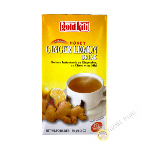 Boisson instantanée au gingembre, au citron et au miel GOLD KILI 180g Singapour