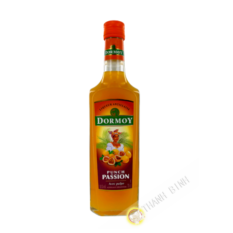 Liqueur Antillaise Punch Passion avec pulpe DORMOY 700ml 18° Guadeloupe