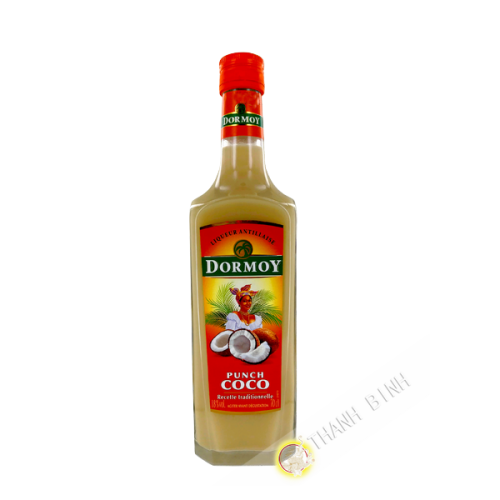 Licor de las Indias Occidentales Ponche Coco DORMOY 700ml 18° Guadalupe