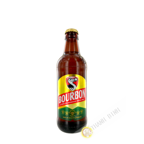 Bourbon beer alcohol 5% vol 330ml Reunion