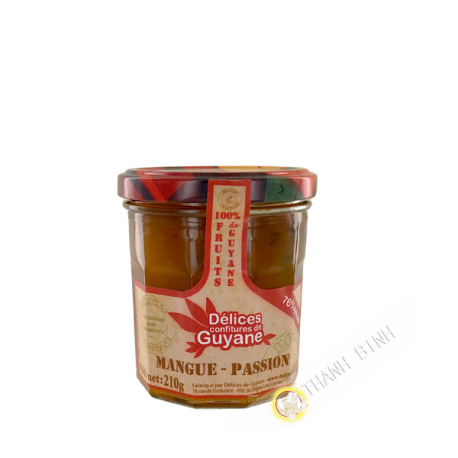 Confiture Mangue Passion 210g Guyane