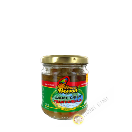 Sauce chien traditionnelle DAME BESSON 180g Guadeloupe