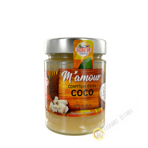 M'AMOUR extra coconut jam 325g Guadeloupe