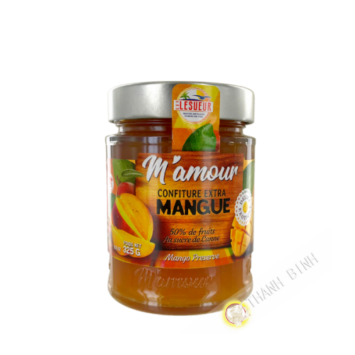 M'AMOUR Confettura extra di mango 325g Guadalupa