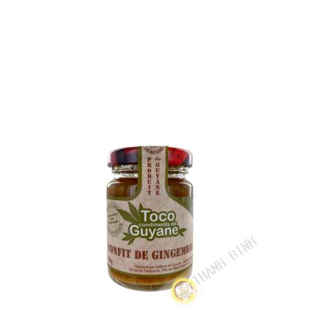 Confit de gingembre TOCO 100g Guyane