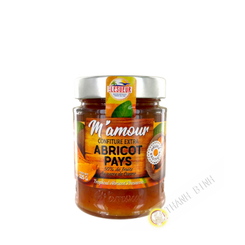 Extra apricot jam from M'AMOUR country 325g Guadeloupe