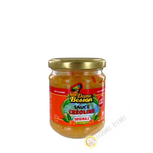 DAME BESSON Original Kreolinsauce 170g Guadeloupe