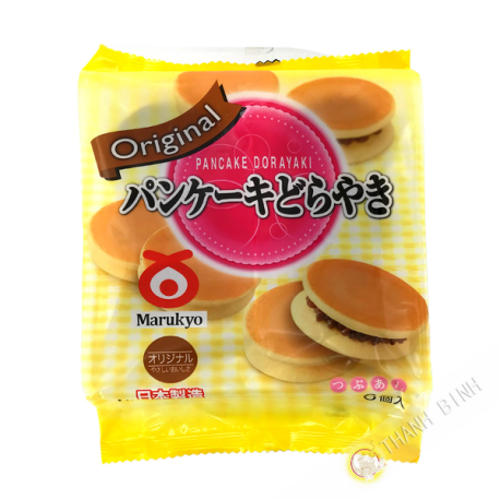 Pancake Dorayaki à la confiture d'haricot rouge azuki MARUKYOU 6pcsx50g Japon