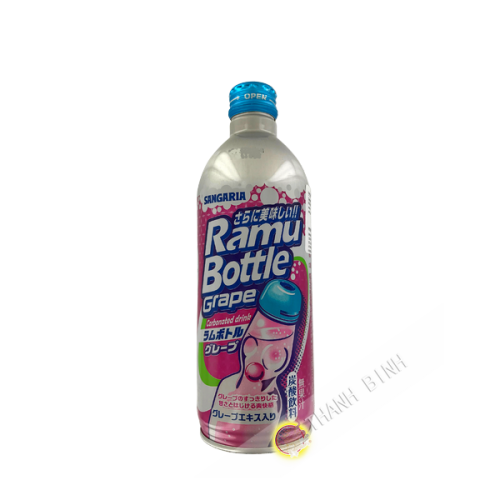 Nước chanh Nhật Ramune nho đỏ SANGAR IA 500ml Nhật Bản