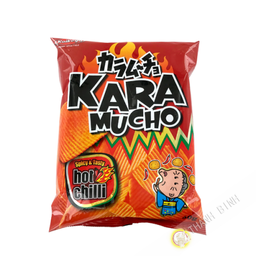 Sehr würzige Wellenchips KARA MUCHO 60g Japan