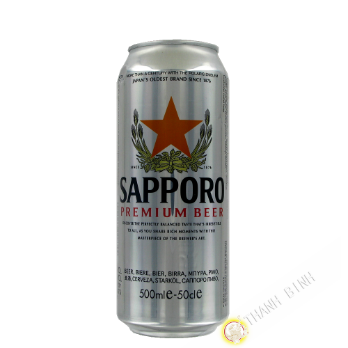 Bia Nhật SAPPORO lon 500ml Nhật Bản