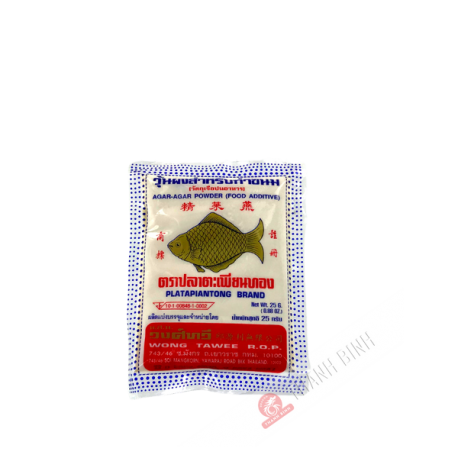 Agar agar en poudre PLATAPIANTONG 25g Thaïlande