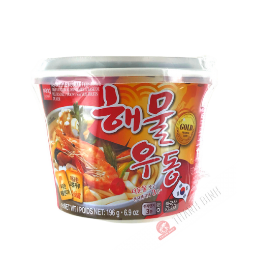 Mì ly Udon hải sản WANG 196g Hàn Quốc