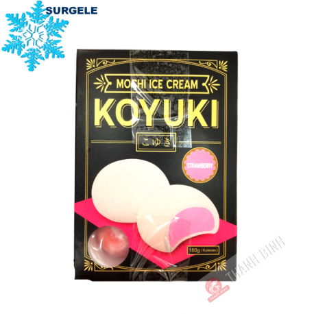 Mochi à la crème glacé Fraise KOYUKI 180g Allemagne - SURGELES