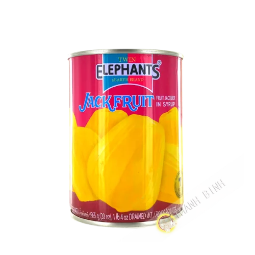 The Fruit of jackfruit-whole-in-syrup heavy ELEPHANTS 565g Thailand