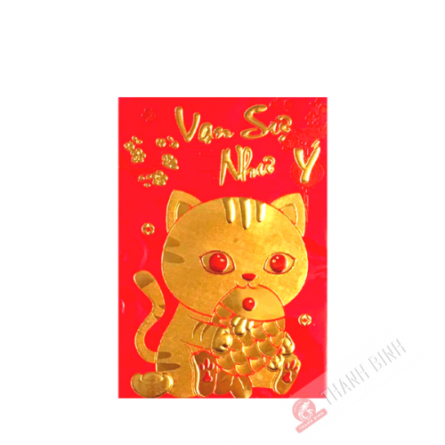 Red envelope 5pcs MM 8x11cm Vietnam