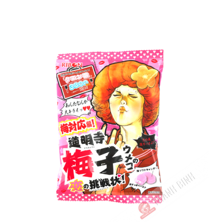 Bonbon prune acid RIBON 70g Japon